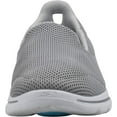 thumbnail image 2 of Skechers Women's GO Walk 5-15901 Grey/Light Blue, 7 W US, 2 of 4