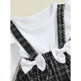 thumbnail image 7 of Suealasg Baby Girls Fall Outfit 3 6 9 12 18 Months Infant Girls Long Sleeve Tweed Ribbed Romper Dress + Headband Set 0-18M Newborn Girl Autumn 2Pcs Clothing, 7 of 7