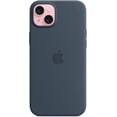 thumbnail image 2 of Funda de silicona con MagSafe para iPhone 15 Plus - Azul tormenta, 2 of 8