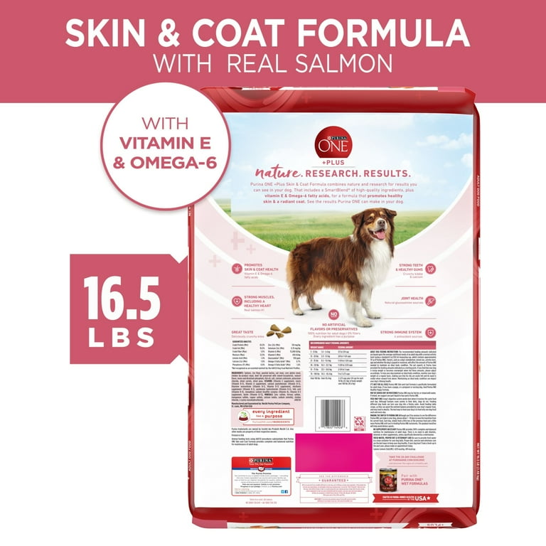 Purina ONE +Plus Adult Skin & Coat Formula Dry Dog Food Purina ONE +Plus Adult Skin & Coat Formula Dry Dog Food