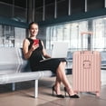 thumbnail image 3 of 20"/24"/28" 3-Piece ABS Spinner Wheel Luggage Set, Carry-On Suitcase with Cup Holder, USB Port, Phone Holder & Handle Hook, Lightweight Hard Shell Travel Bags, 3 of 11