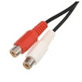 thumbnail image 4 of 2 Piezas 3.5mm Adaptador Estereo Jack de Auriculares A 2 RCA Jack Adaptador Cable de Audio, 3,5 mm Macho A 2X RCA Hembra, 4 of 4