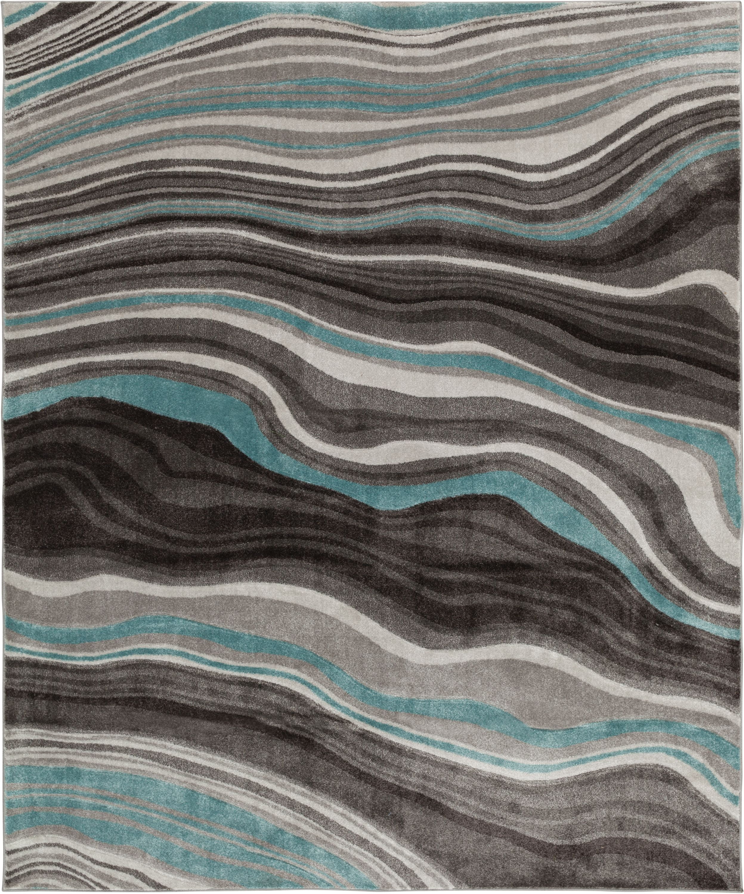 Gardens Waves Indoor Area Rug Teal 8, Better Homes And Gardens Geo Waves Textured Print Area Rugs 8×10