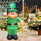 thumbnail image 5 of Moyic Leprechaun inflable gigante de 8 pies para el Día de San Patricio con luz LED que sostiene cerveza para divertirse al aire libre en el Almacenamiento y organización del hogar, 5 of 6
