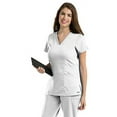 thumbnail image 2 of Grey's Anatomy Women's 41452 WoMen's Scrub Top-White-Medium, 2 of 2