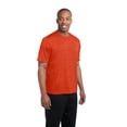 thumbnail image 4 of Sport Tek Adult Male Men heathered Short Sleeves T-Shirt Dp Orange Hthr Large, 4 of 6