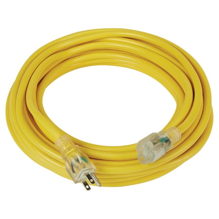 Strongway Outdoor Extension Cord  15 Amps  12/3 Gauge  50ft. Rust-Resistant Blades  Flexible to -40°F