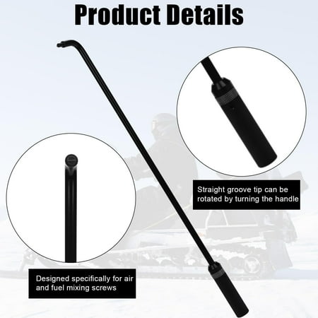 110°Angled Head Carburetor Pilot Screw Adjusting Tool for ATV UTV Snowmobile 110°Angled Head Carburetor Pilot Screw Adjusting Tool for ATV UTV Snowmobile