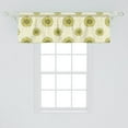 thumbnail image 2 of Ambesonne Yellow Polka Dot Window Valance, Sunflowers Spots, 42" x 18", Pastel Yellow Dark Grey, 2 of 3
