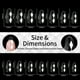 thumbnail image 4 of Uñas postizas, uñas postizas, regalos para mujeres, 140/120 piezas, uñas con forma de diamante, uñas irregulares, uñas postizas, puntas de uñas, 4 of 4
