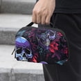 thumbnail image 2 of Skull Head Charger Pouch and Storage Box: Oxford Cloth Waterproof USB Cable Organizer and Cell Phone Cord Holder - 5.9x9.44x3.14 in, 2 of 6