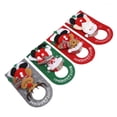 thumbnail image 1 of Doorknob Decoration, 4pcs Christmas Door Handle Pendants Lightweight Cartoon Reusable Exquisite  for Home, 1 of 7