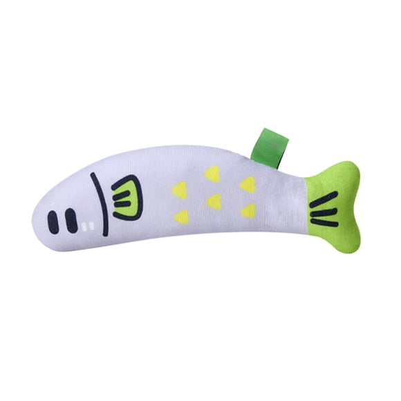 Lksixu Pet Supplies Sounding Catnip Fish Cats Toys Teasing Cats Fish Selfs High Boredom Relief Containing Catnip Pet Toys for Small Dogs and Cats