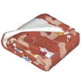 thumbnail image 2 of Salouo Cute Poodle Dog Print Bed Blankets,Flannel Blanket Comfortable Air Conditioning Blanket Lightweight Blanket for Sofa Bed Travel & Couch -80"x60", 2 of 8
