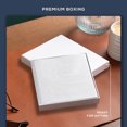 thumbnail image 3 of Beechmore Books Square Mixed Media Sketchbook - 8"x8" Professional Art Journal, 160 GSM / 98 lb Ivory Paper, Perforated Pages, Vegan Leather Hardcover, Lay-Flat Design for Drawing & Doodling, 3 of 7