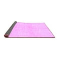 thumbnail image 2 of Ahgly Company Indoor Rectangle Solid Purple Modern Area Rugs, 2' x 4', 2 of 4