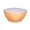 Orange, variant on Homerr Square Plastic Bowl With Lid Transparent Plastic Bowl Stackable Square Plastic Bowl with Lid Large Opening Space Saving Meal Prep Salad Kitchen Supply