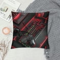 thumbnail image 2 of JEUXUS Gamer Throw&nbsp;Pillow&nbsp;Cover Black Pillow&nbsp;Cover Modern Novelty Games Cushion Case Boys Teens Kids Electronic Game Console Player Gaming Decorative&nbsp;, 2 of 5