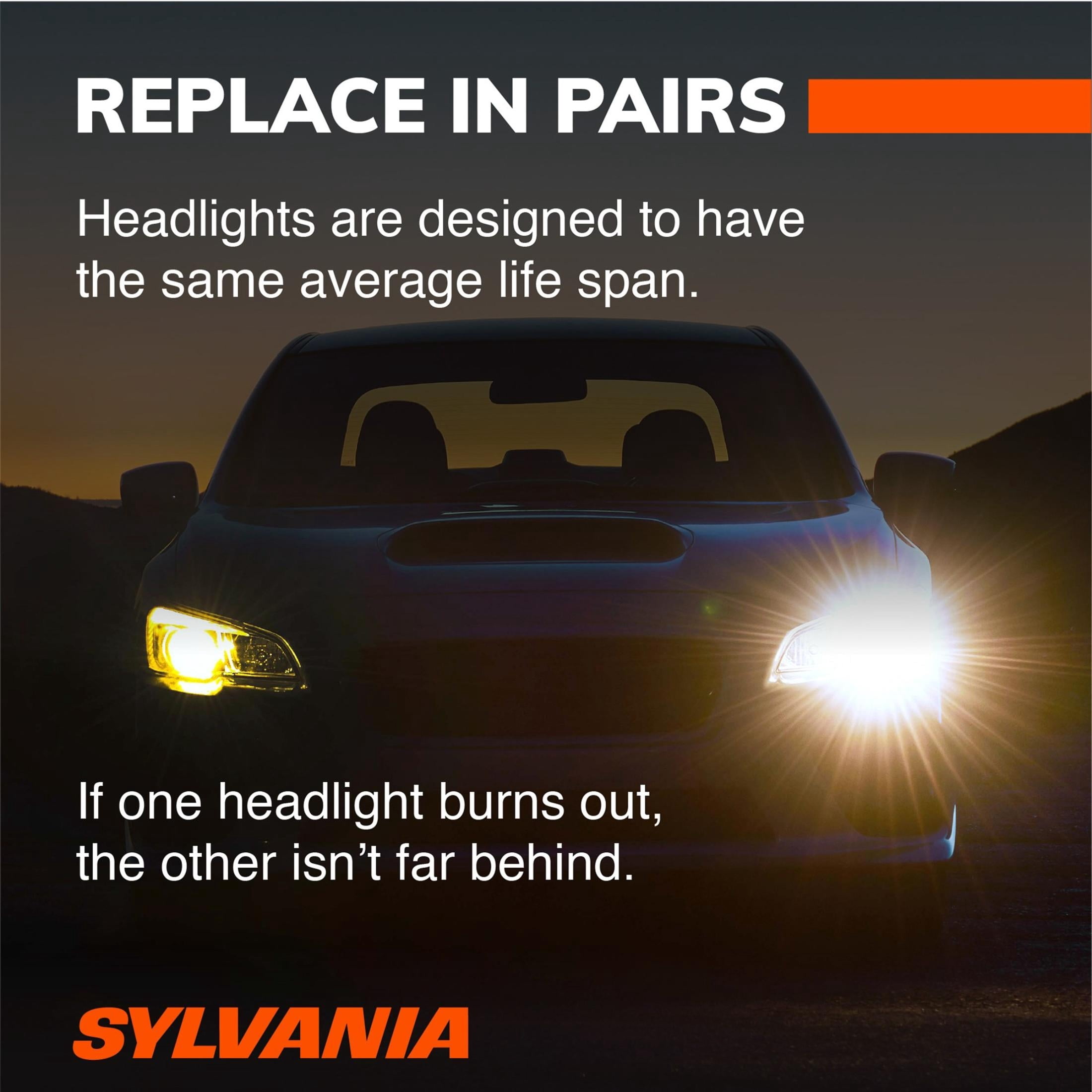 SYLVANIA 9006XS SilverStar High Performance Halogen Headlight Bulb, (Pack of 2)