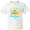 thumbnail image 3 of Inktastic Summer Enjoy the Sunshine Fort Meyers Florida in Blue Youth T-Shirt, 3 of 5