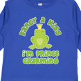 thumbnail image 4 of Inktastic Fancy a Kiss I'm Prince Charming Boys Long Sleeve Toddler T-Shirt, 4 of 5