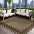 thumbnail image 3 of Beverly Rug Floral Bordered Washable Outdoor Indoor Area Rugs 8x10 Jute, 3 of 9