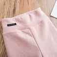 thumbnail image 5 of zuwimk Girls Yoga Capris Leggings Bow Lace Split Cropped Tights Pants Teen Kids Stretchy Gym Workout Athletic Leggings(Pink,13), 5 of 7