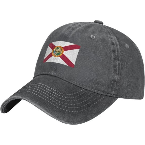 Flag of Florida Baseball Caps Unisex Cowboy Hat Casquette Cap Vintage