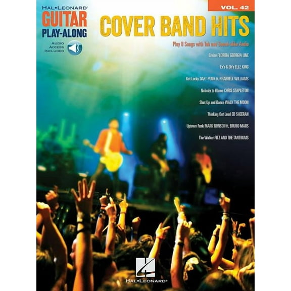 Cover Band Hits : Guitar Play-Along Volume 42 (Paperback)