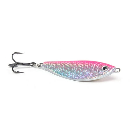 UPC: 0046837101862 | Clarkspoon PJ34-PNK/SIL Pogie Jig3/4 oz – Pink/Silver