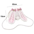 thumbnail image 2 of Mochila para niñas, linda lolita, conejo, conejito, mochila de hombro, bolso cruzado, juguetes de peluche, regalo para niñas y niños, 2 of 5