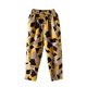 thumbnail image 1 of Pantalones Casuales de Mujer de Cintura Alta Pierna Ancha Baggy Recortado, Pantalones de Serragón Sólidos para Uso Diario, Deporte Y Vacaciones Al Mar, 1 of 5