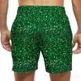 thumbnail image 5 of uublik Workout Shorts for Men Summer Casual Drawstring Elastic Waist Comfy Short Beach Vacation Shorts Green, 5 of 5