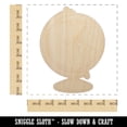 thumbnail image 2 of Explorer World Globe of Planet Earth Wood Shape Unfinished Piece Cutout Craft DIY Projects - 6.25 Inch Size - 1/4 Inch Thick, 2 of 7