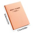 thumbnail image 3 of Small Notebook Journaling Notebooks A7 Mini Notebook Organizer Planner Daily Planner Notebook Travel Diary for Business Home Office, 3 of 4