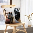thumbnail image 5 of LALILO Throw Pillow Covers Two Old School Vintage Light Brown Cushion Cover 18" x 18", 2 Pack, 5 of 6