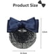 thumbnail image 2 of 2pcs Bowknot Hair Clip Hairnet Hairnets para Bun Bowknot Hair Clip Hair Nets, 2 of 5