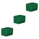 thumbnail image 2 of Caja de almacenamiento de tarjetas comerciales Vogacara organizador de gran capacidad 3piezas Verde, 2 of 6