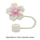 thumbnail image 2 of Puntas Paja Tapas Tapa Cubierta Flower Polvo 10 Mm Accesorios Reutilizables para Regalos Copa Favores Fiesta, 2 of 9
