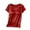 Wine, variant on Aboser Satin T Shirt for Women Short Sleeve Summer Tops with Built in Bras Smoothly Round Neck Blouses Solid Color Casual Tees Comfy Soft Tshirts