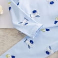 thumbnail image 4 of NOLDARES Toddler Baby Boys Fall Clothes Set Stripe Embroidery Long Sleeve Sweatshirt Pullover Tops & Pants Outfits Size:18-24 M,Blue, 4 of 7