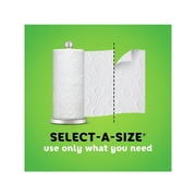 Bounty Select-A-Size 2-Ply Paper Towels, 11 x 5-15/16, White, Pack Of 12 Mega Rolls