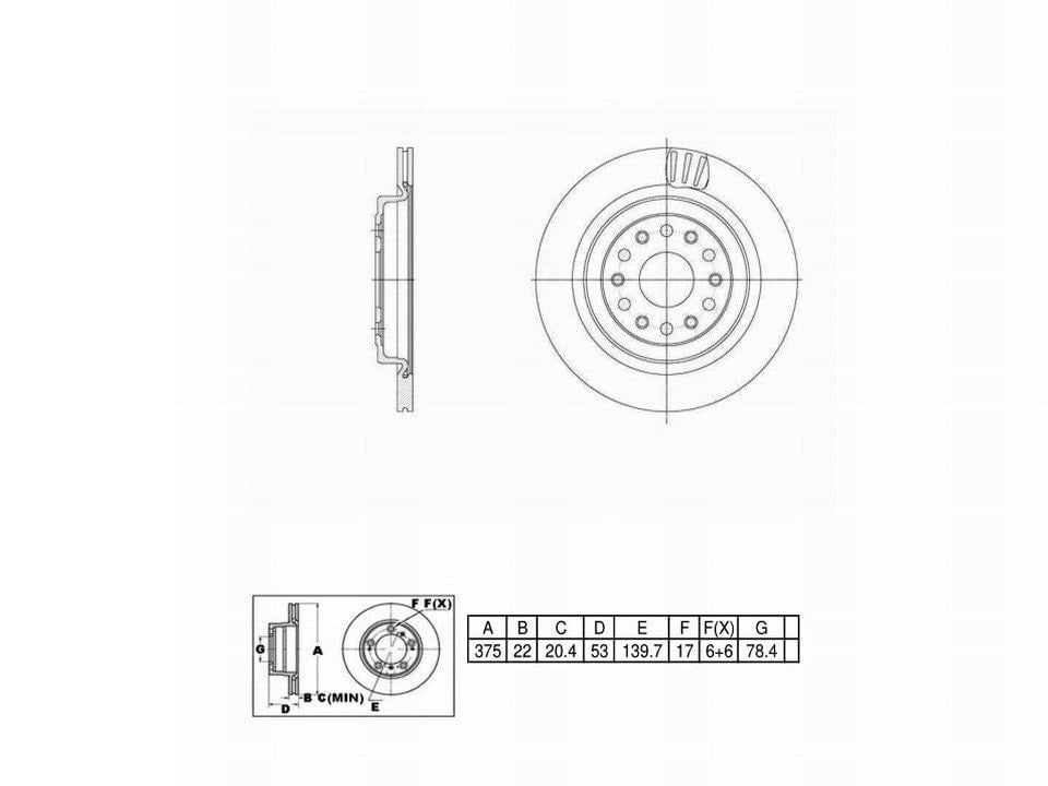 UltraHC Coated High Carbon Brake Rotor, Rear UR007233