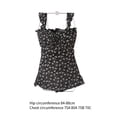 thumbnail image 2 of Vestido de playa floral sin mangas traje de baño de mujer para cita deportes acuáticos piscina natación , m M, 2 of 5