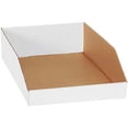 thumbnail image 2 of Staples Open Top Bin Boxes 12" x 18" x 4 1/2" White 50/Bundle BSBINEB1812, 2 of 3