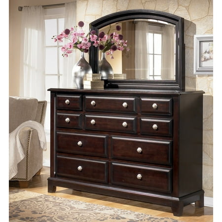 Upc 024052082487 Ashley Ridgley 10 Drawer Wood Dresser In Dark Upc 024052082487 Product Image For Ashley Ridgley 10 Drawer Wood Dresser In Dark Brown Upcitemdb