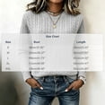 thumbnail image 6 of HAiming Fall Winter Sweaters for Women Long Sleeve Warm Scoop Neck Solid Color Casual Blouses Going out Undershirts, 6 of 6