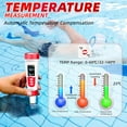 thumbnail image 6 of PH Meter for Water, 4 in 1 PH Temp EC TDS Meter for Hydroponics PPM Water Tester Digital,0.01 High Precision pH Tester Digital with ATC, TDS pH Meter for Water, Wine, Pool, Hydroponics and Aquariums, 6 of 11