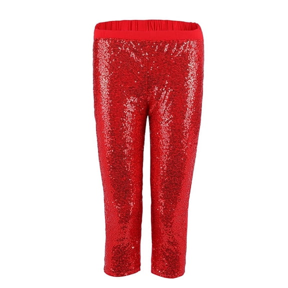 Wenchoice Red Sequins Legging Pants S(1-2Y)