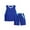 Blue, variant on Jamsmile Toddler Boys Outfit Sets Athletic Sports Sets Sleeveless Tops With Shorts Two Piece Playwear Casual Active Wear For Child Boys